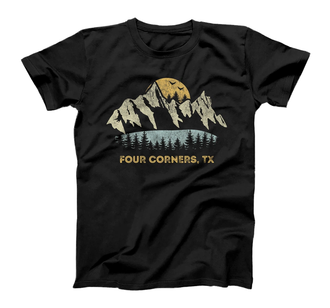 Womens Four Corners Texas Mountain Sunset Sunrise TX T-Shirt