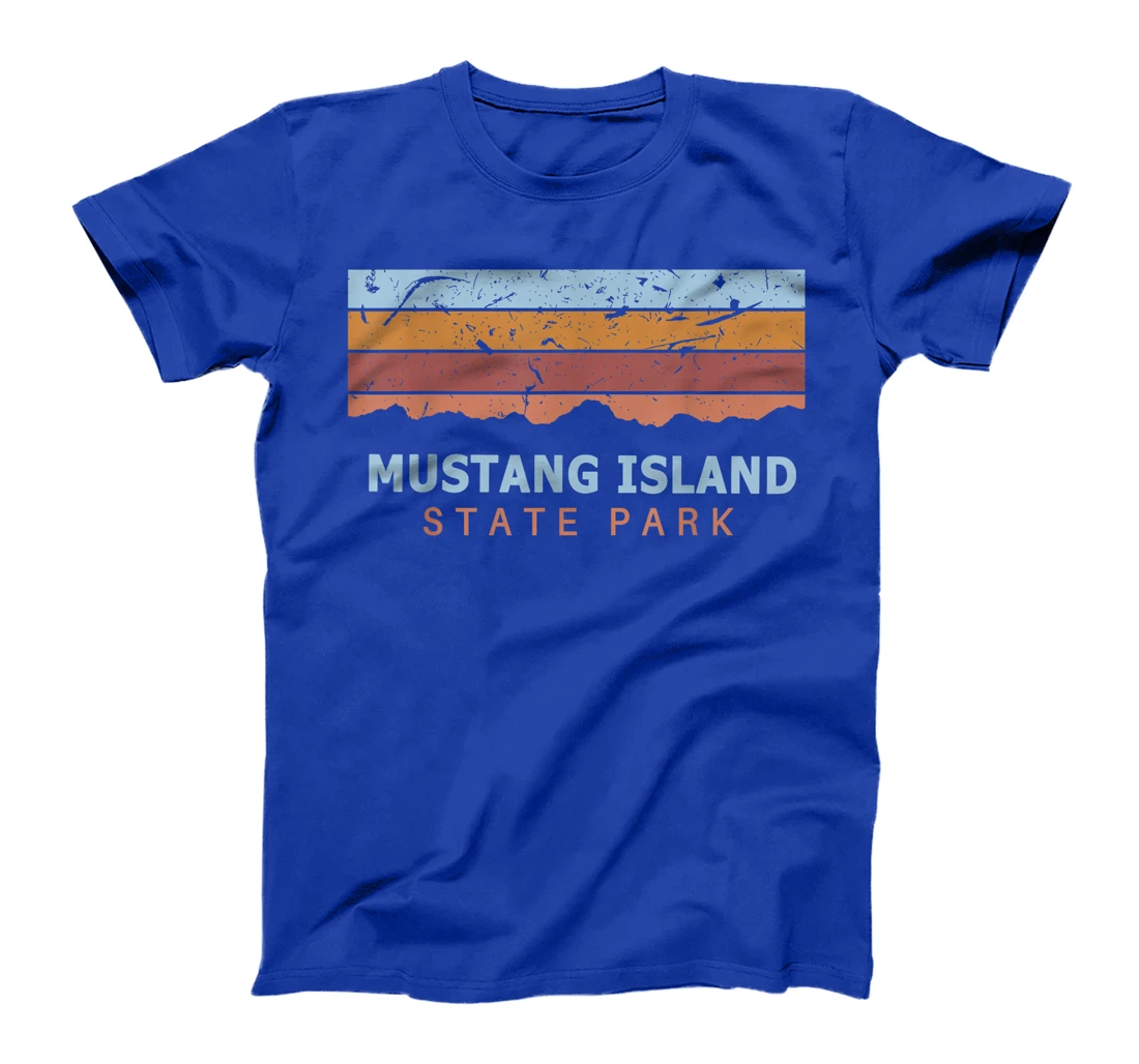 Mustang Island State Park Texas Retro Cool T-Shirt