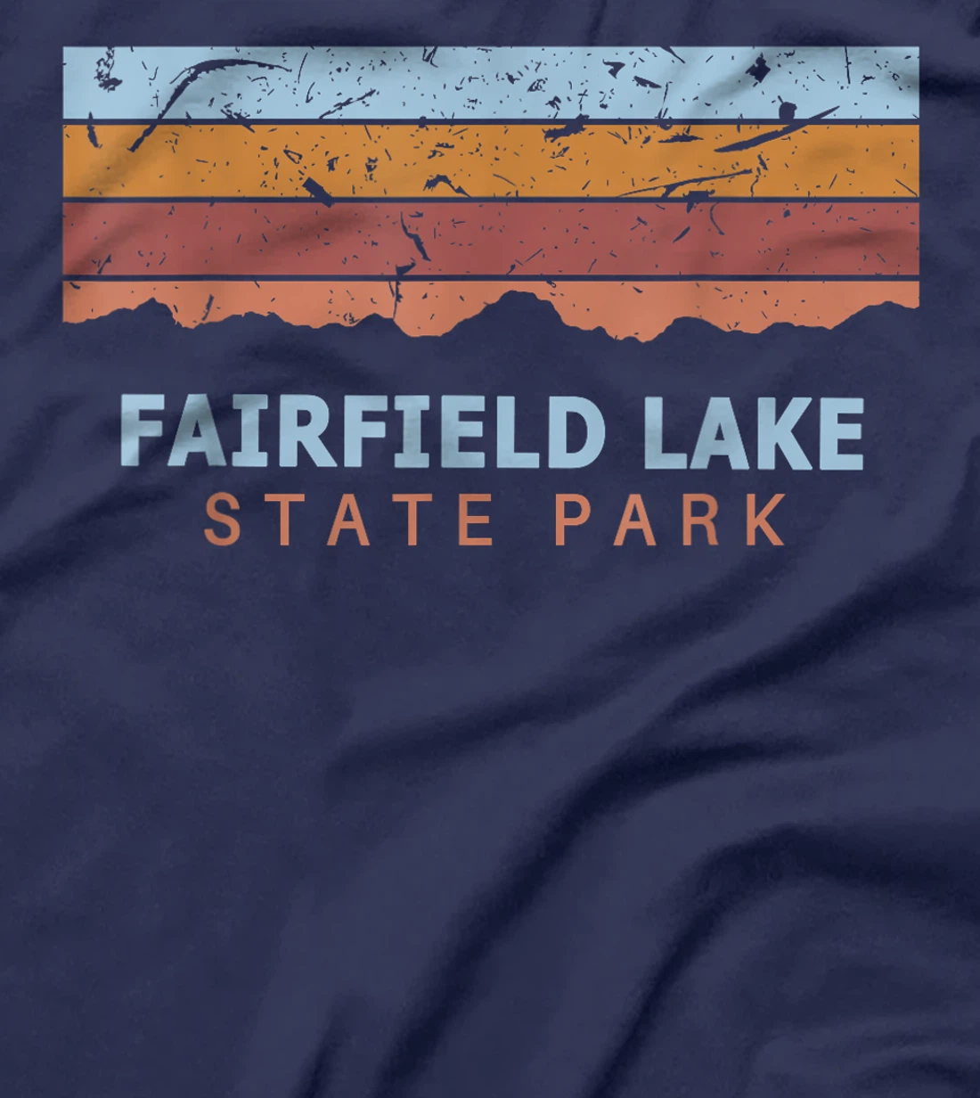 Fairfield Lake State Park Texas Retro Cool T-Shirt