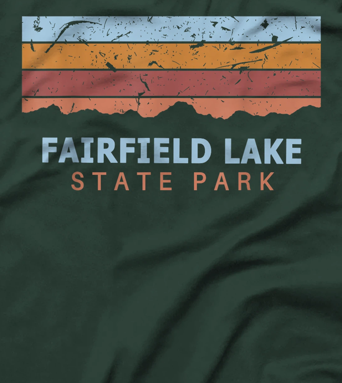 Fairfield Lake State Park Texas Retro Cool T-Shirt