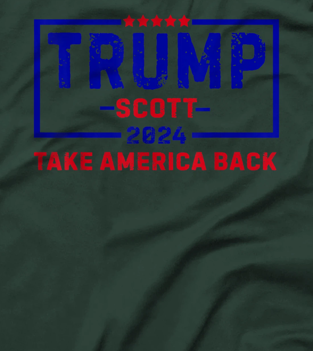 Trump Scott 2024 Vice For President VP Republican Election T-Shirt