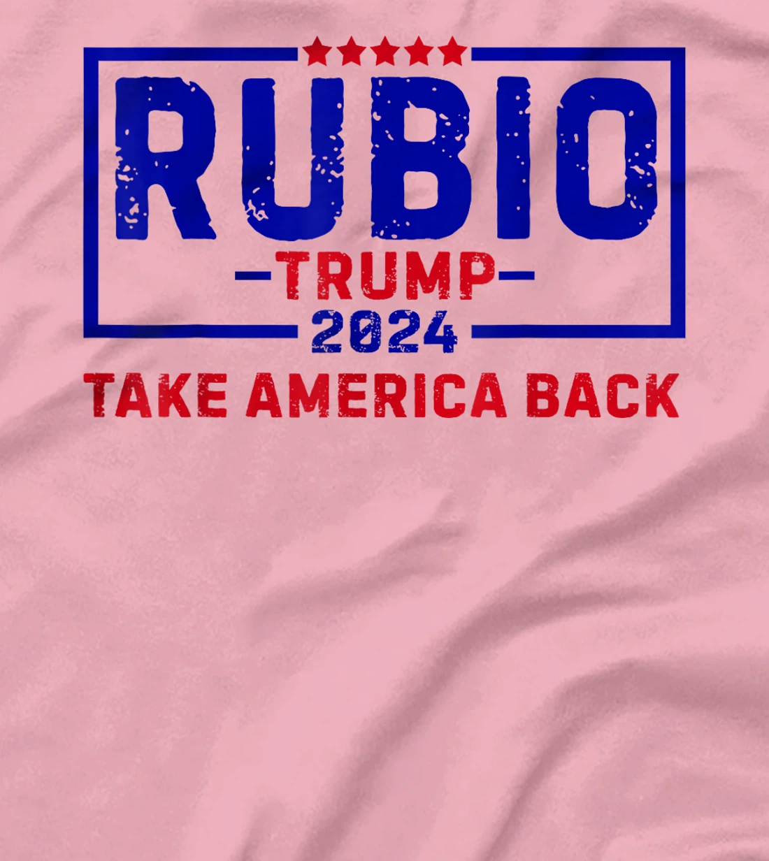 Trump Rubio 2024 For President VP Republican Election T-Shirt