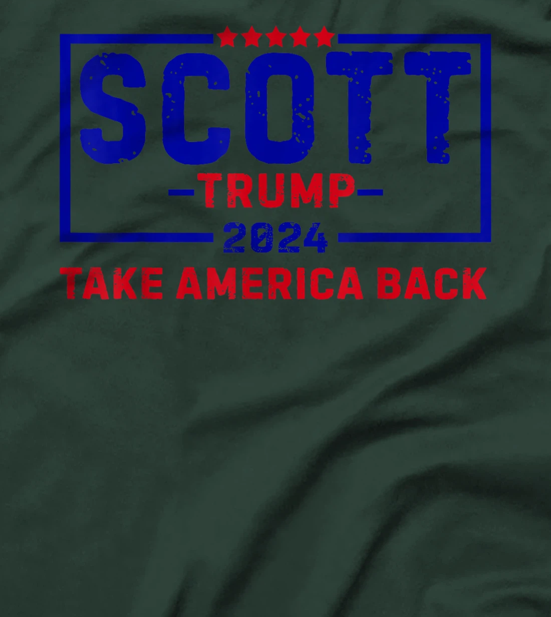 Trump Scott 2024 Vice For President VP Republican Election T-Shirt