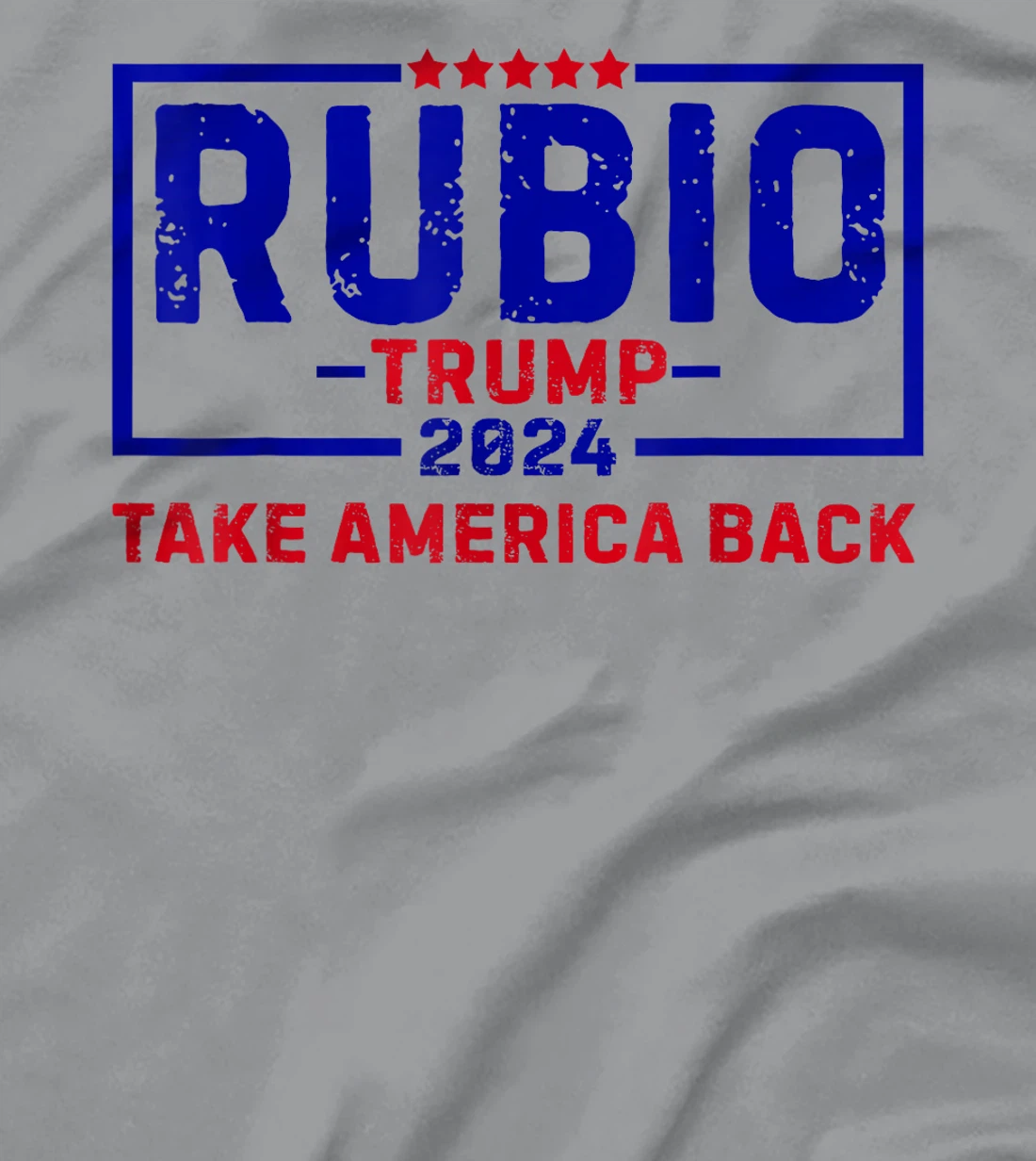 Trump Rubio 2024 For President VP Republican Election T-Shirt