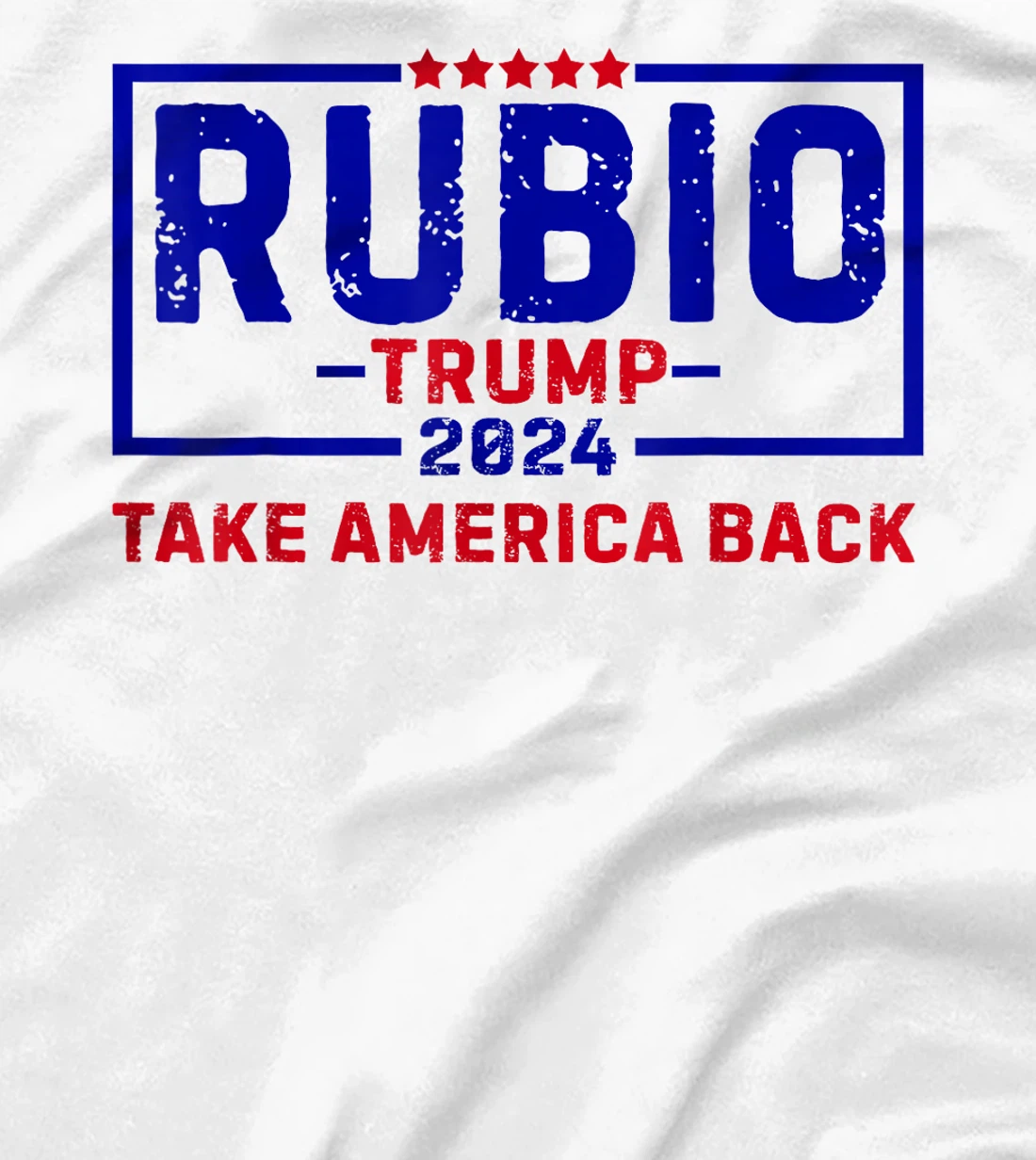 Trump Rubio 2024 For President VP Republican Election T-Shirt