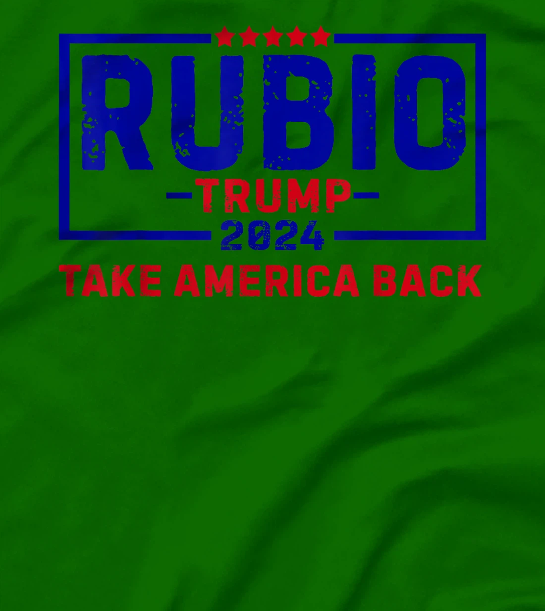 Trump Rubio 2024 For President VP Republican Election T-Shirt