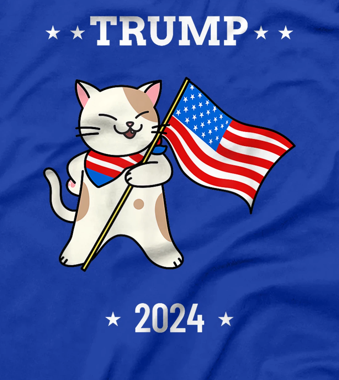 Cats For Trump 2024 Election Vote Funny Patriotic Gift T-Shirt
