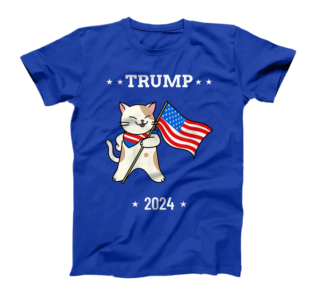 Cats For Trump 2024 Election Vote Funny Patriotic Gift T-Shirt