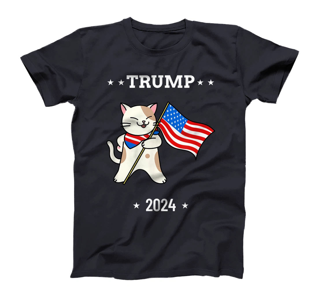Cats For Trump 2024 Election Vote Funny Patriotic Gift T-Shirt
