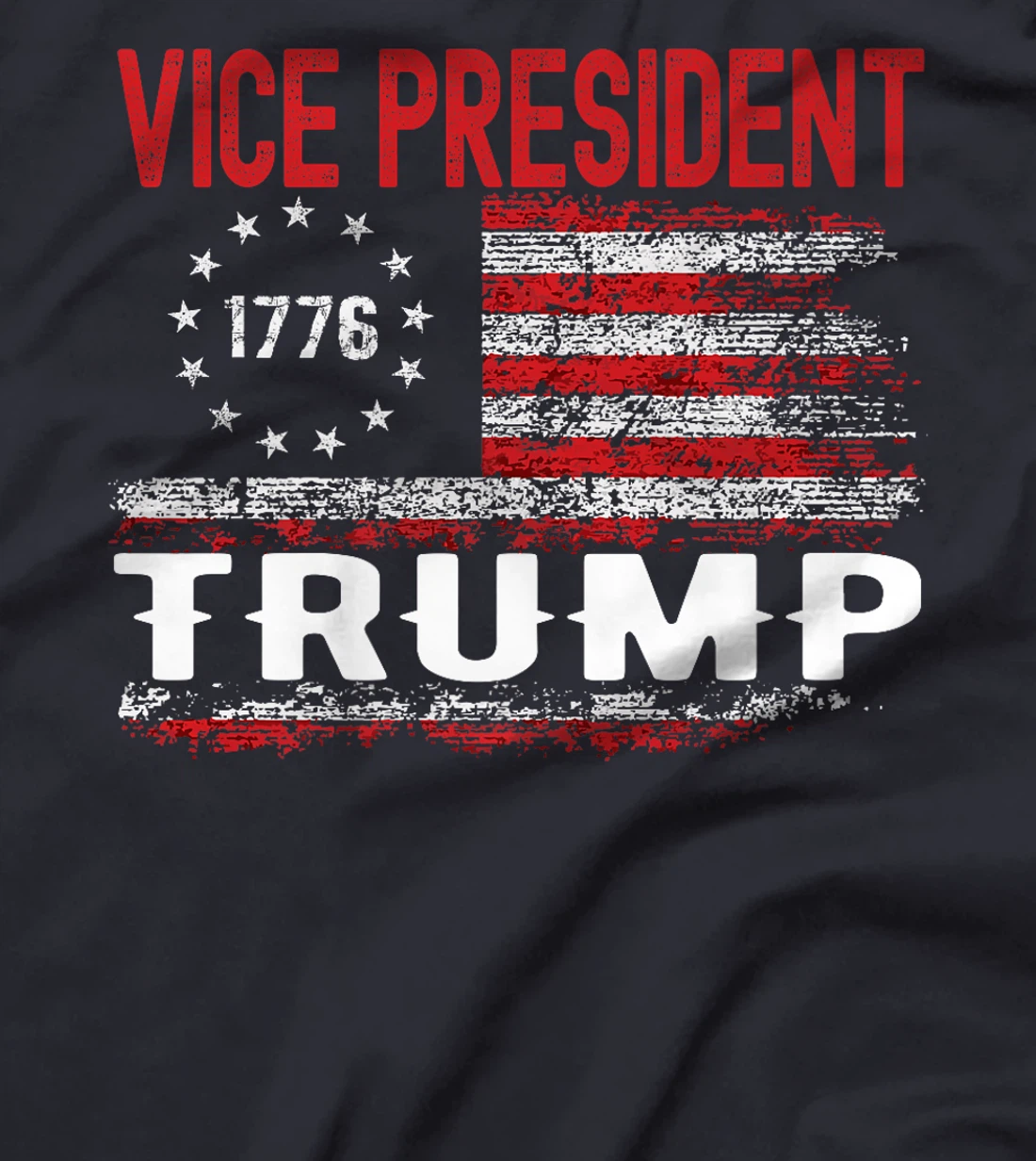 VP Trump Funny Biden Election VP Trump USA Flag Premium T-Shirt