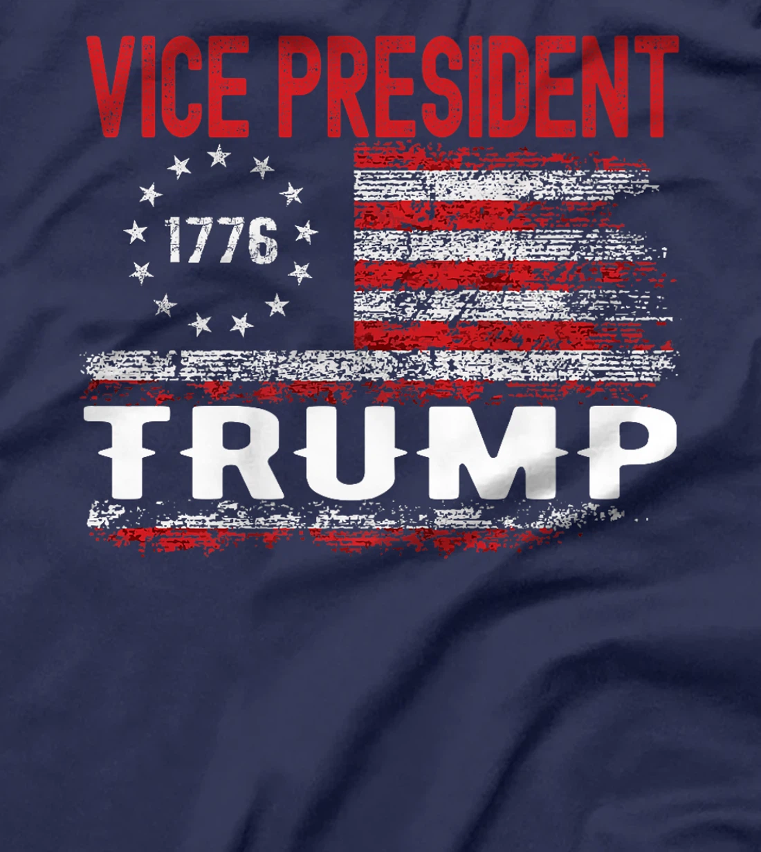 VP Trump Funny Biden Election VP Trump USA Flag Premium T-Shirt