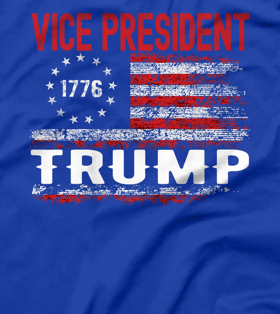 VP Trump Funny Biden Election VP Trump USA Flag Premium T-Shirt