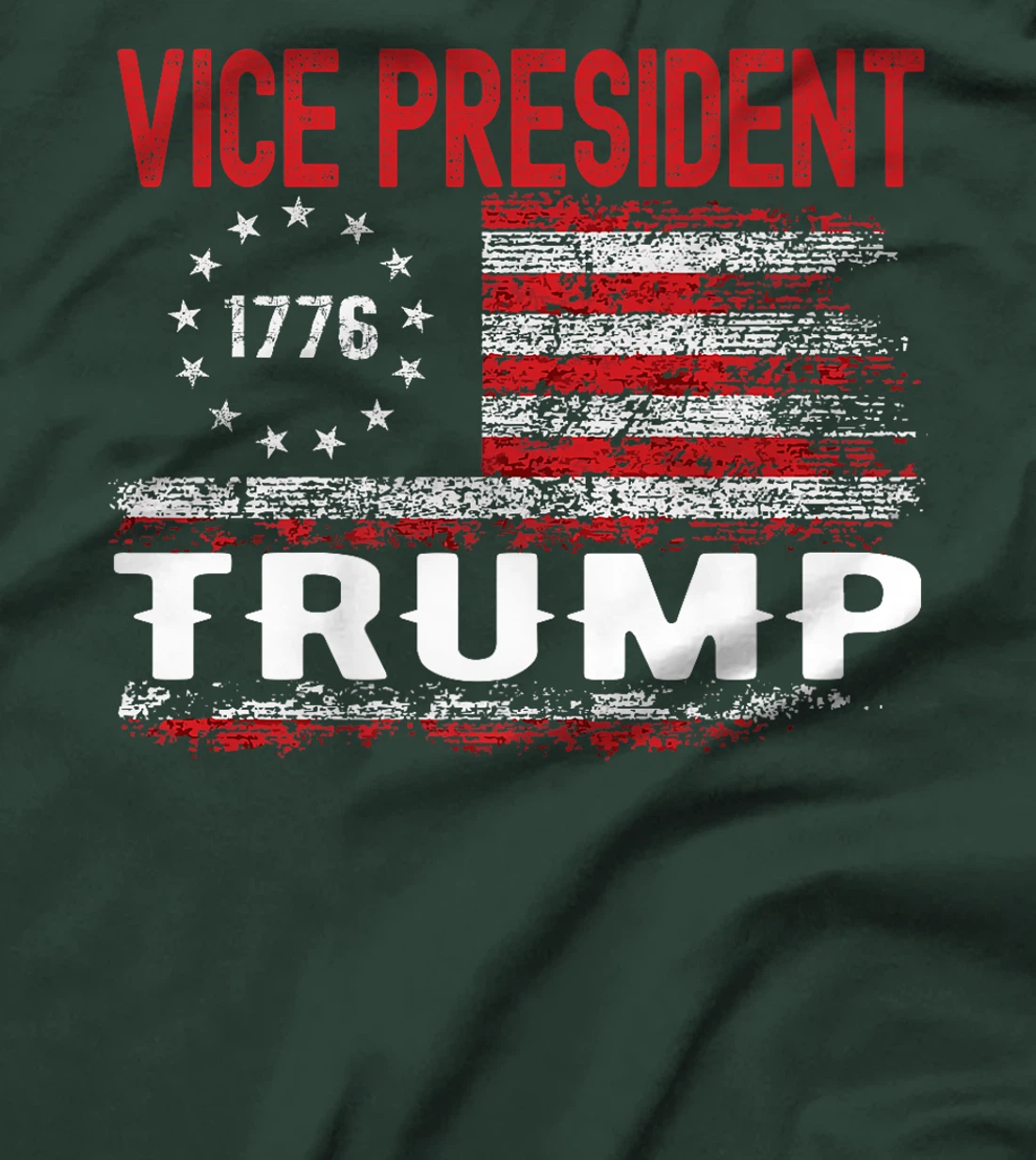 VP Trump Funny Biden Election VP Trump USA Flag Premium T-Shirt