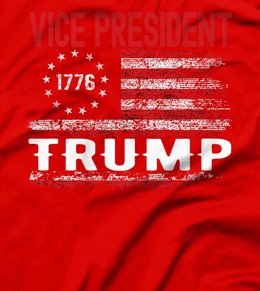VP Trump Funny Biden Election VP Trump USA Flag Premium T-Shirt