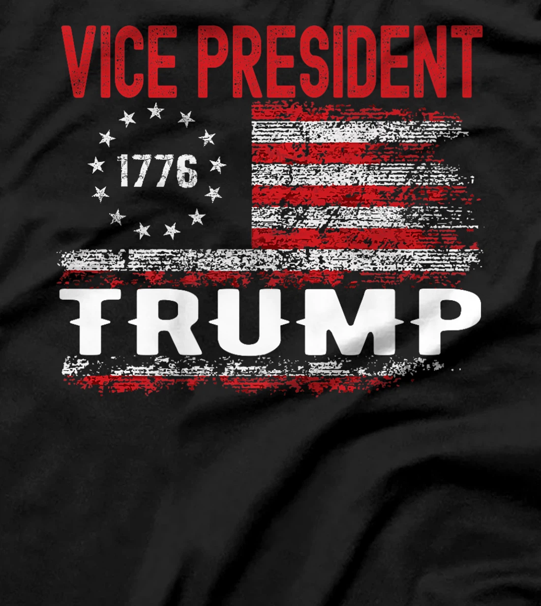 VP Trump Funny Biden Election VP Trump USA Flag Premium T-Shirt