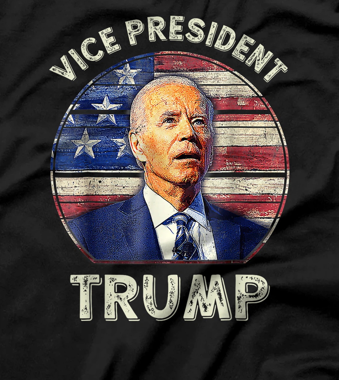 Vice President Trump US Flag Biden 2024 Election Men Women T-Shirt