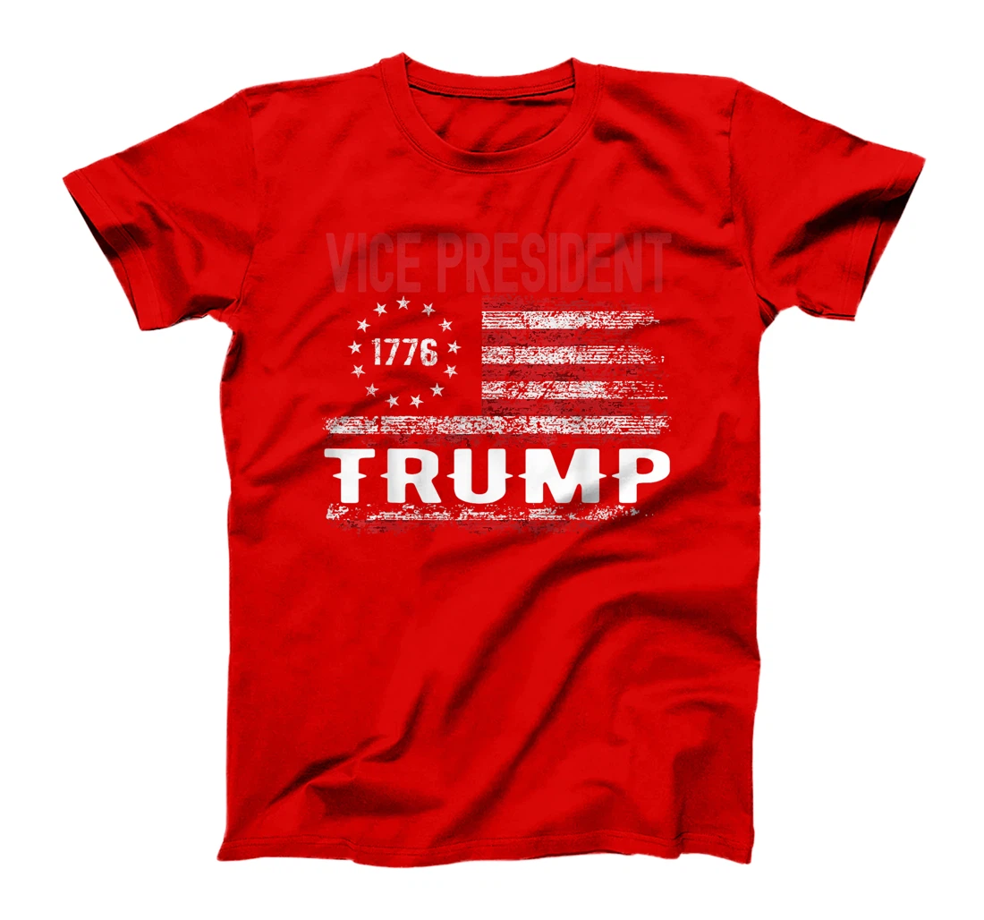VP Trump Funny Biden Election VP Trump USA Flag T-Shirt