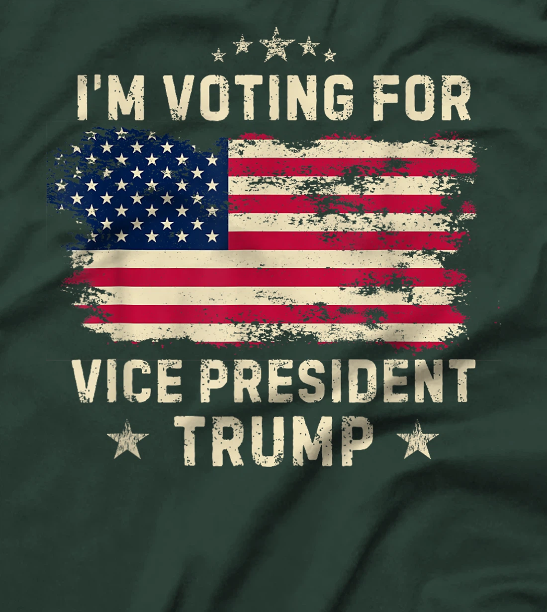 I'm Voting For Vice President Trump Funny Biden Saying T-Shirt