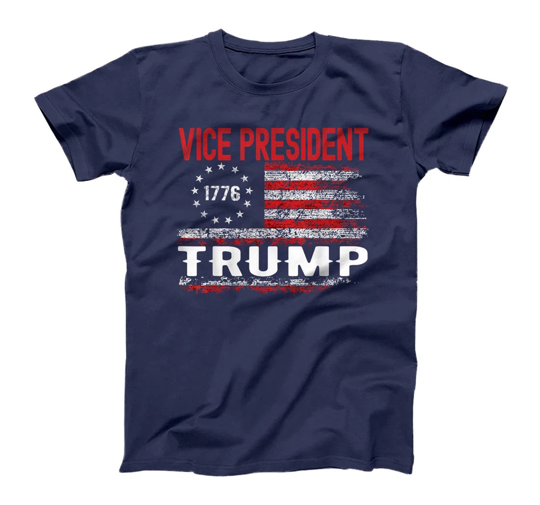 VP Trump Funny Biden Election VP Trump USA Flag T-Shirt