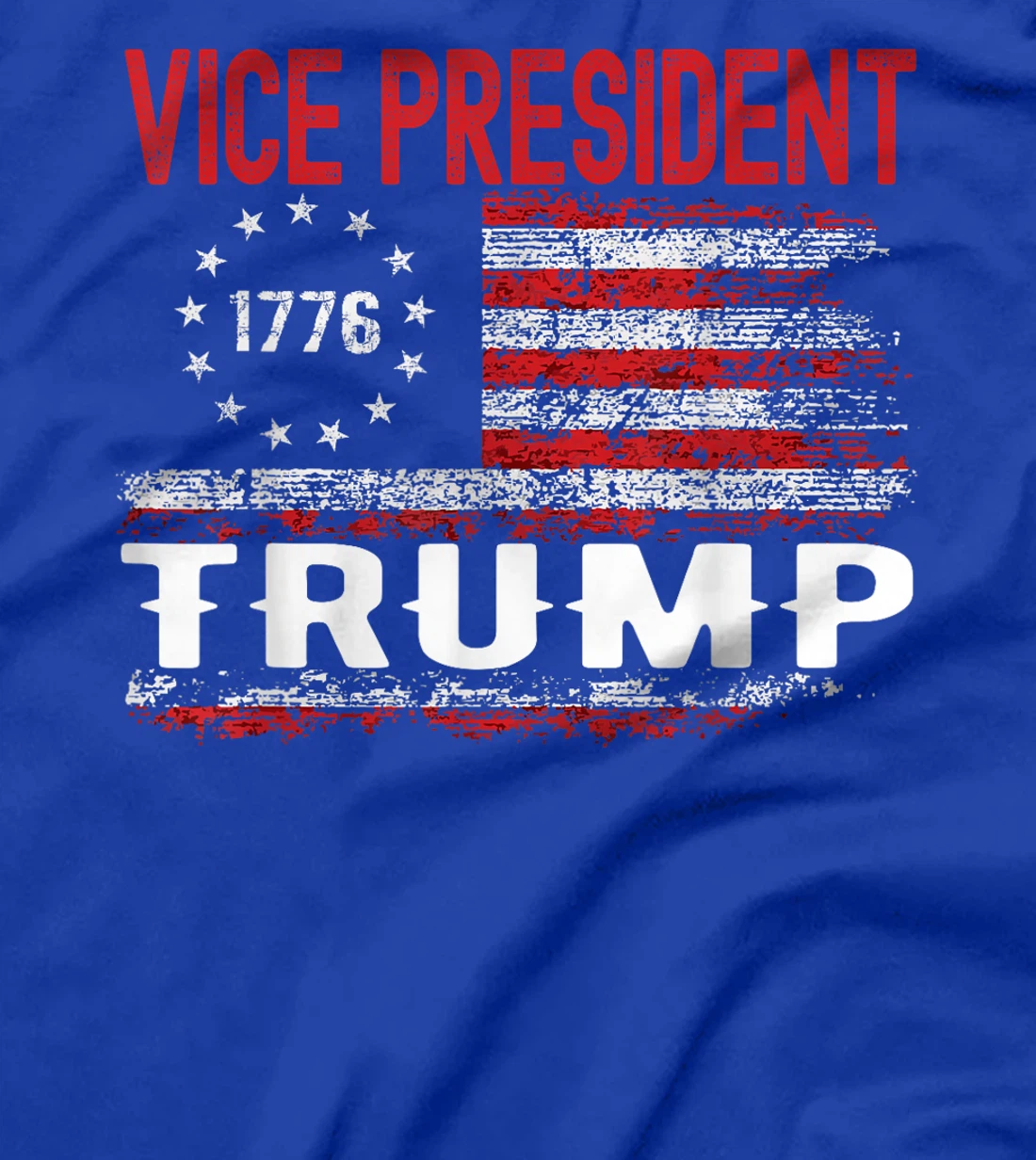 VP Trump Funny Biden Election VP Trump USA Flag T-Shirt