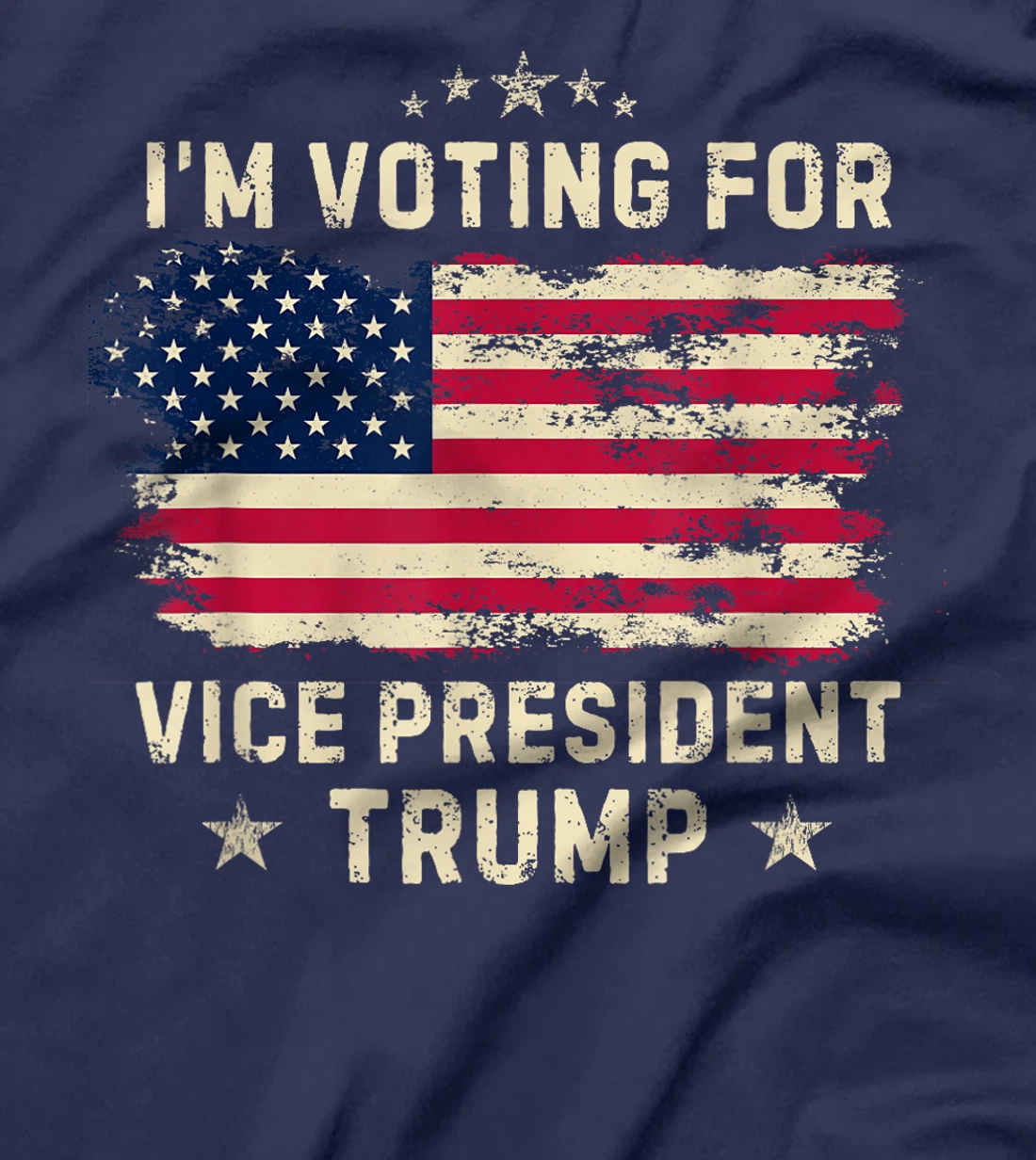 I'm Voting For Vice President Trump Funny Biden Saying T-Shirt
