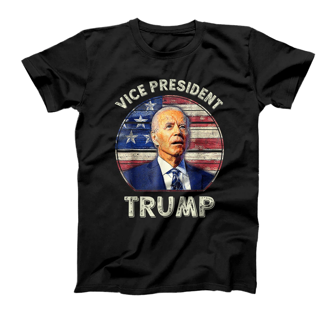Vice President Trump US Flag Biden 2024 Election Men Women T-Shirt