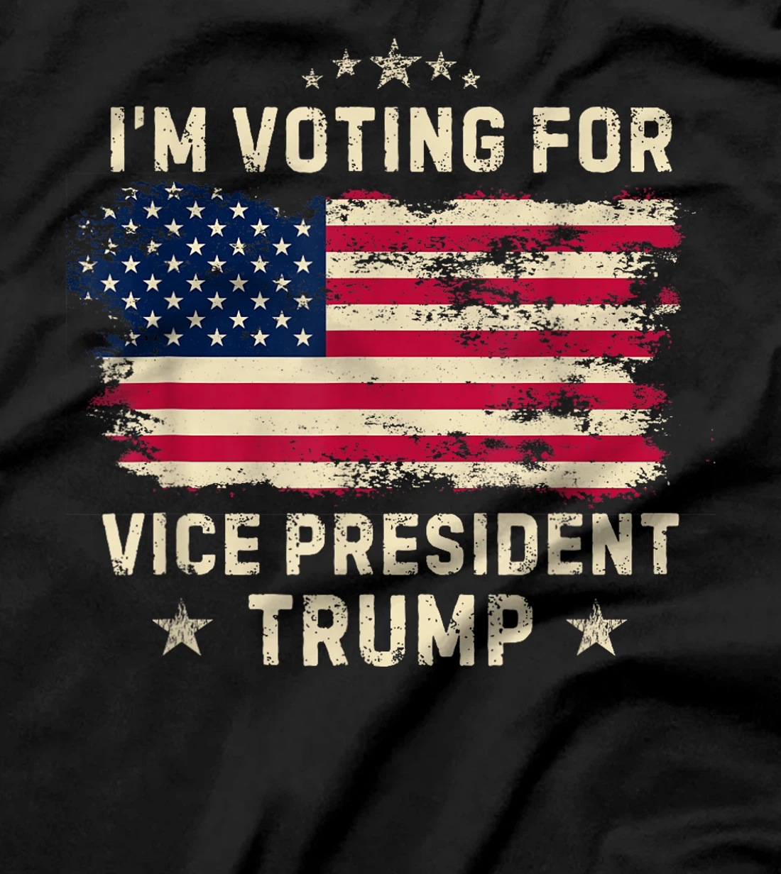 I'm Voting For Vice President Trump Funny Biden Saying T-Shirt