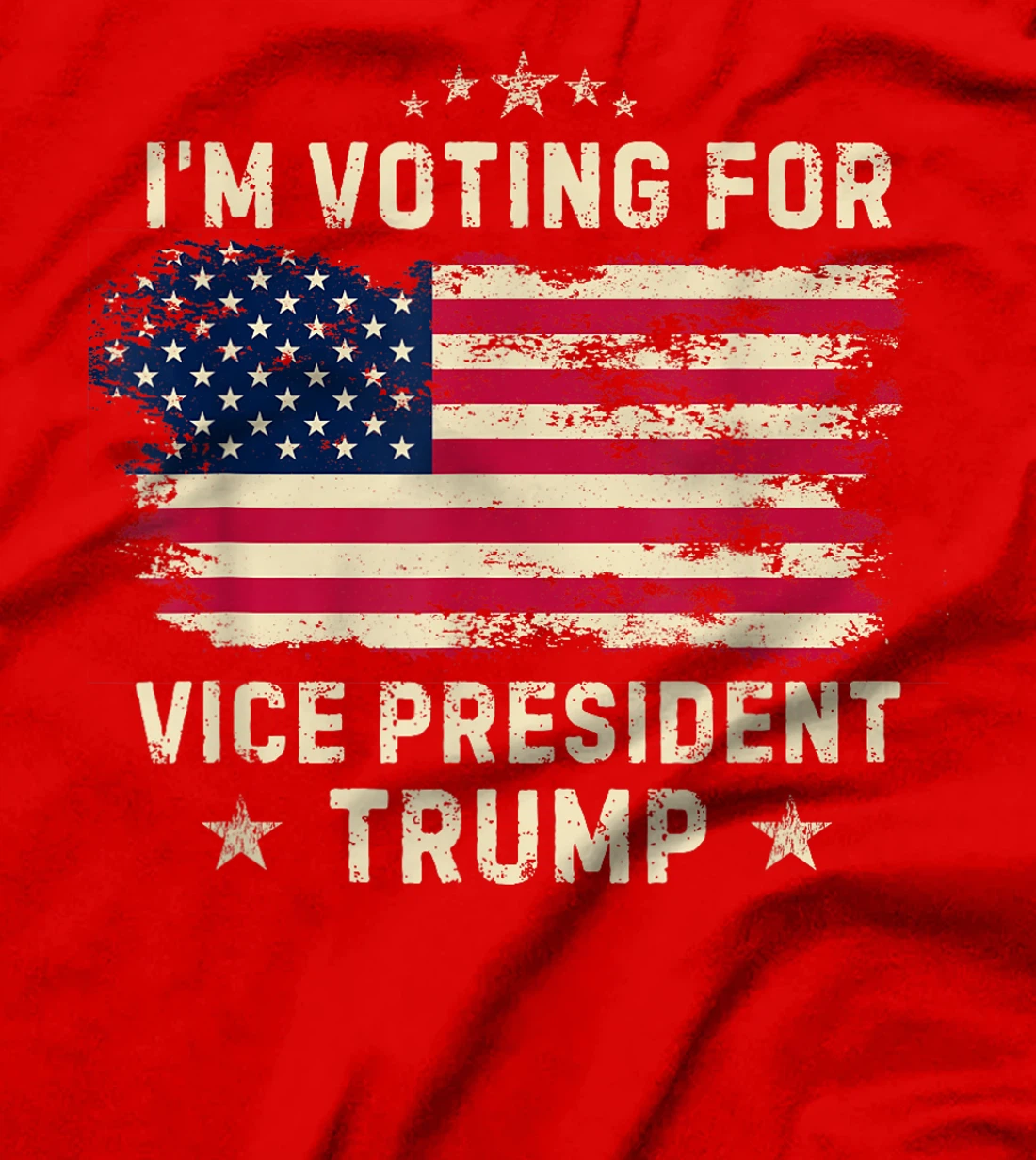 I'm Voting For Vice President Trump Funny Biden Saying T-Shirt