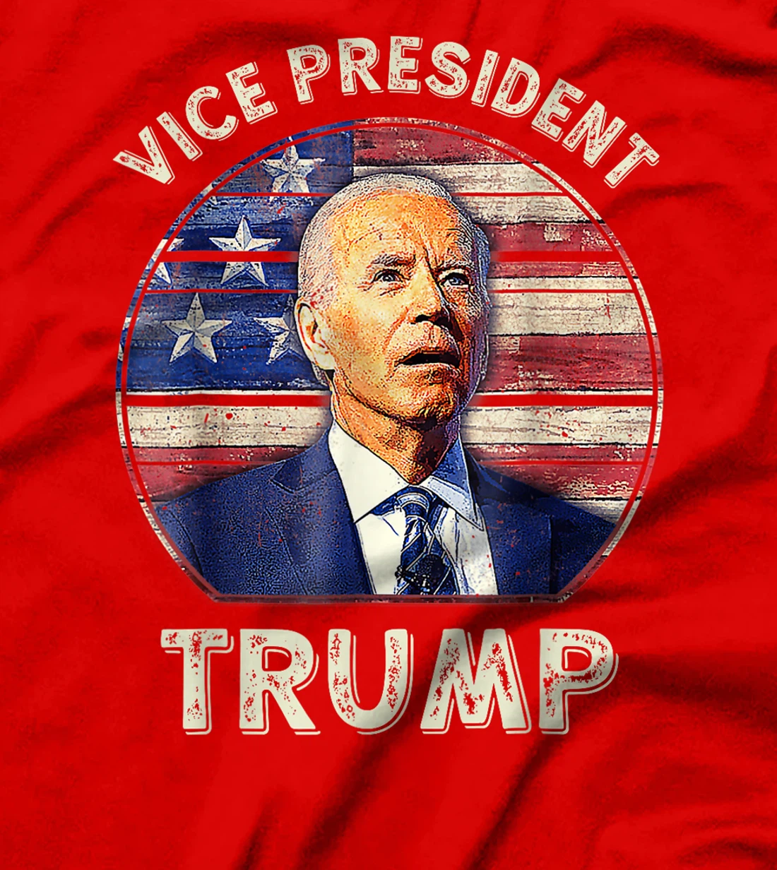 Vice President Trump US Flag Biden 2024 Election Men Women T-Shirt