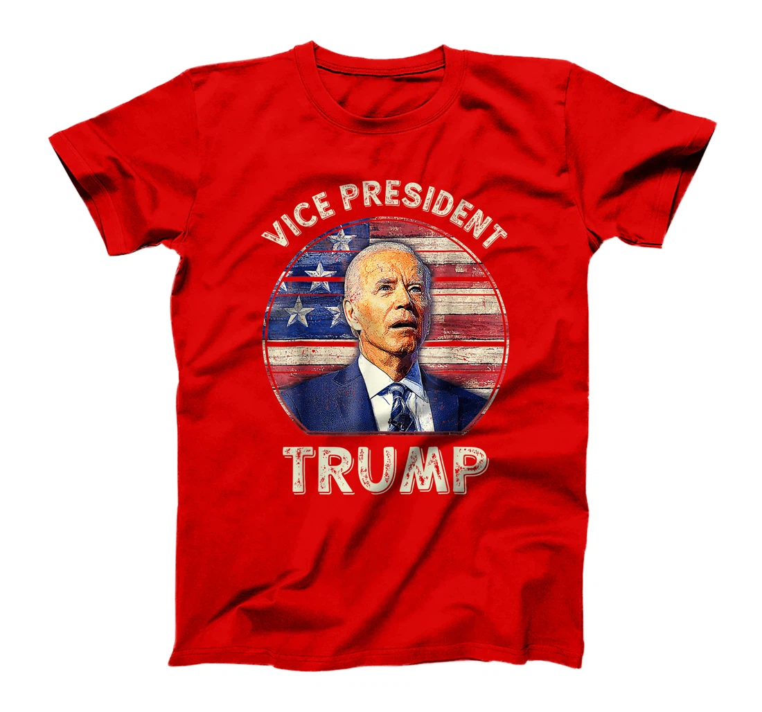 Vice President Trump US Flag Biden 2024 Election Men Women T-Shirt