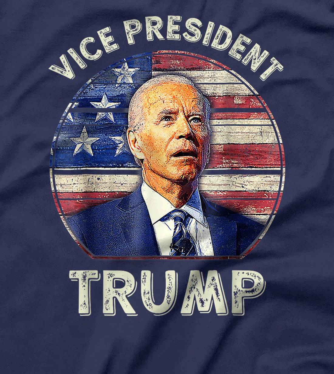 Vice President Trump US Flag Biden 2024 Election Men Women T-Shirt