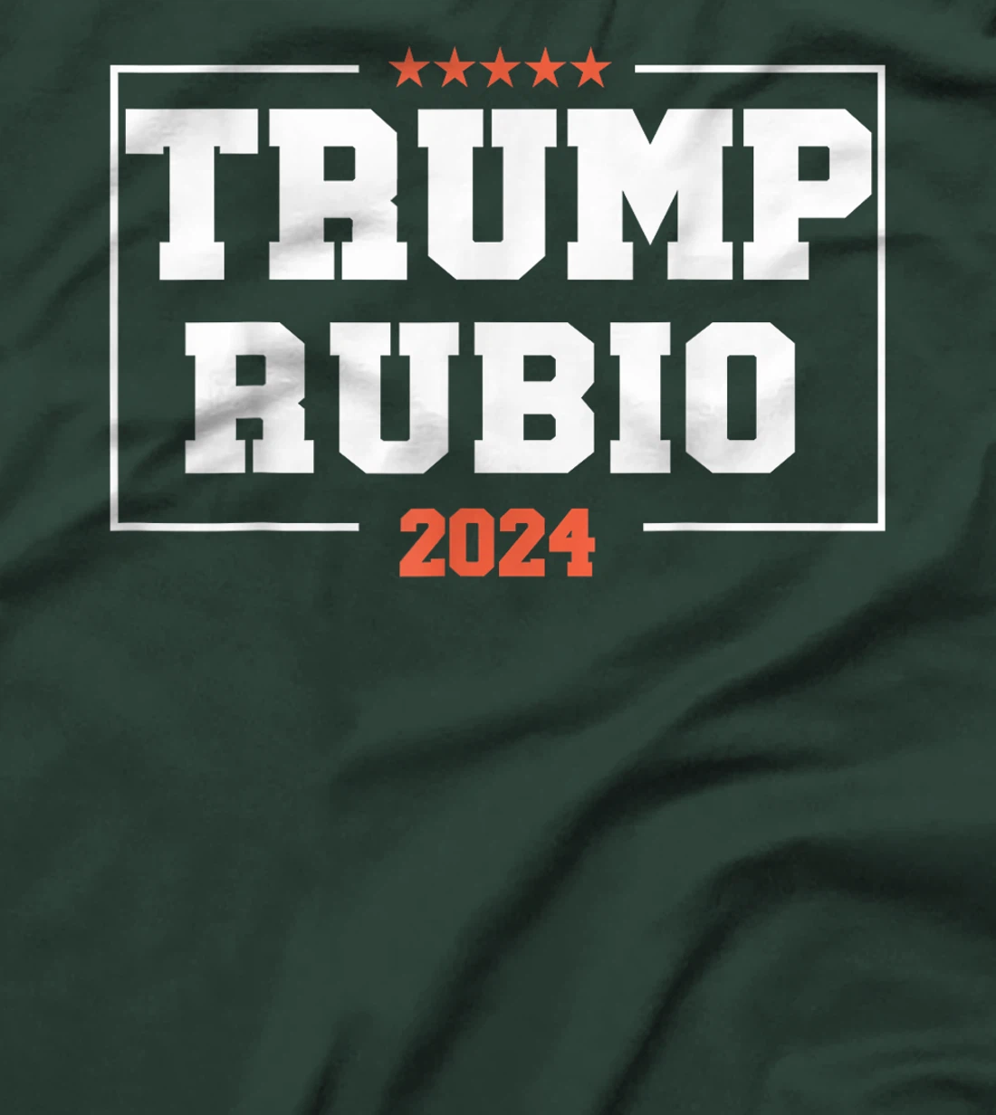 Trump Rubio for President 2024 Campaign US Election T-Shirt