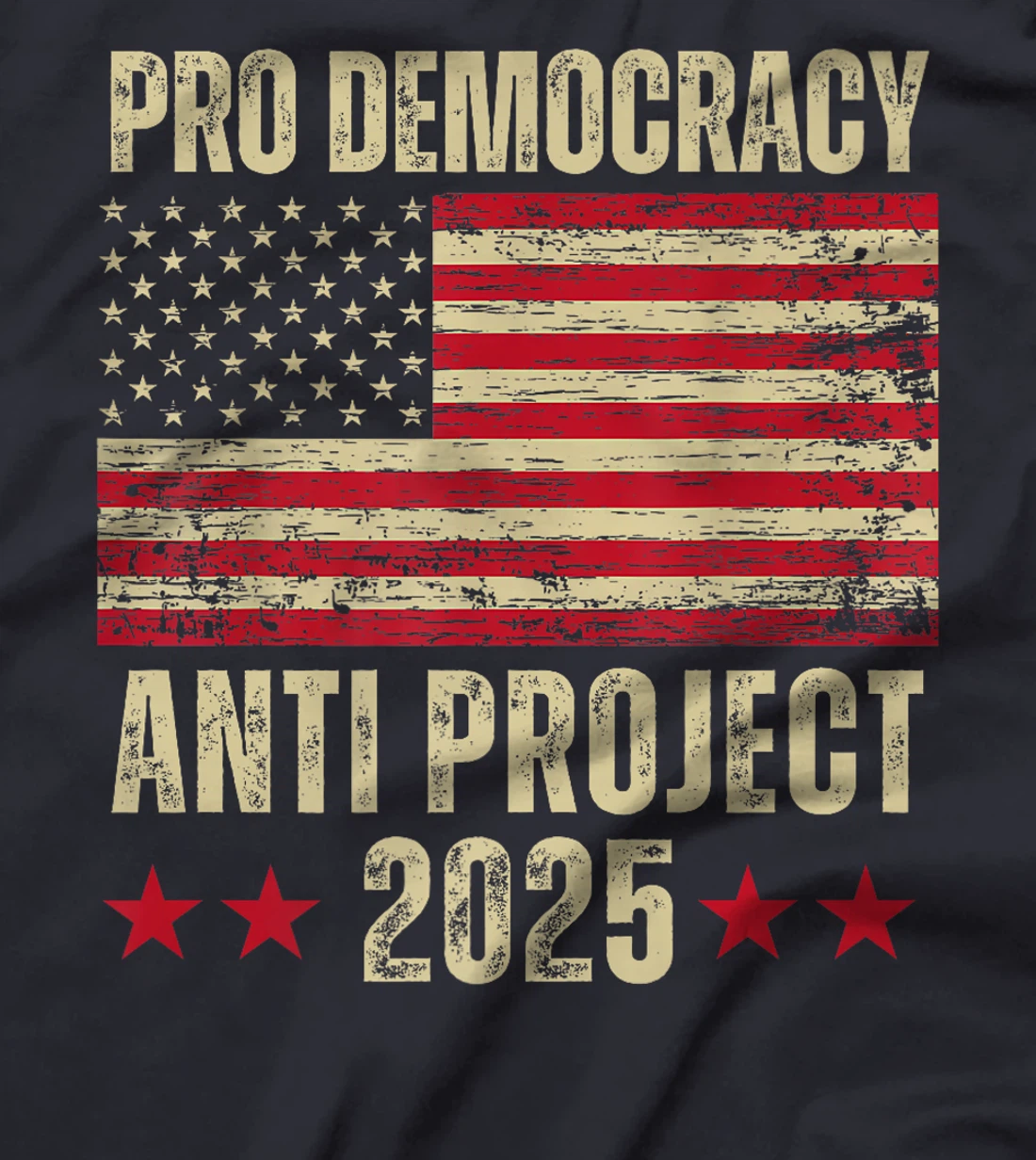 Pro Democracy Anti Project 2025 Stop Project 2025 Anti Trump Premium T-Shirt