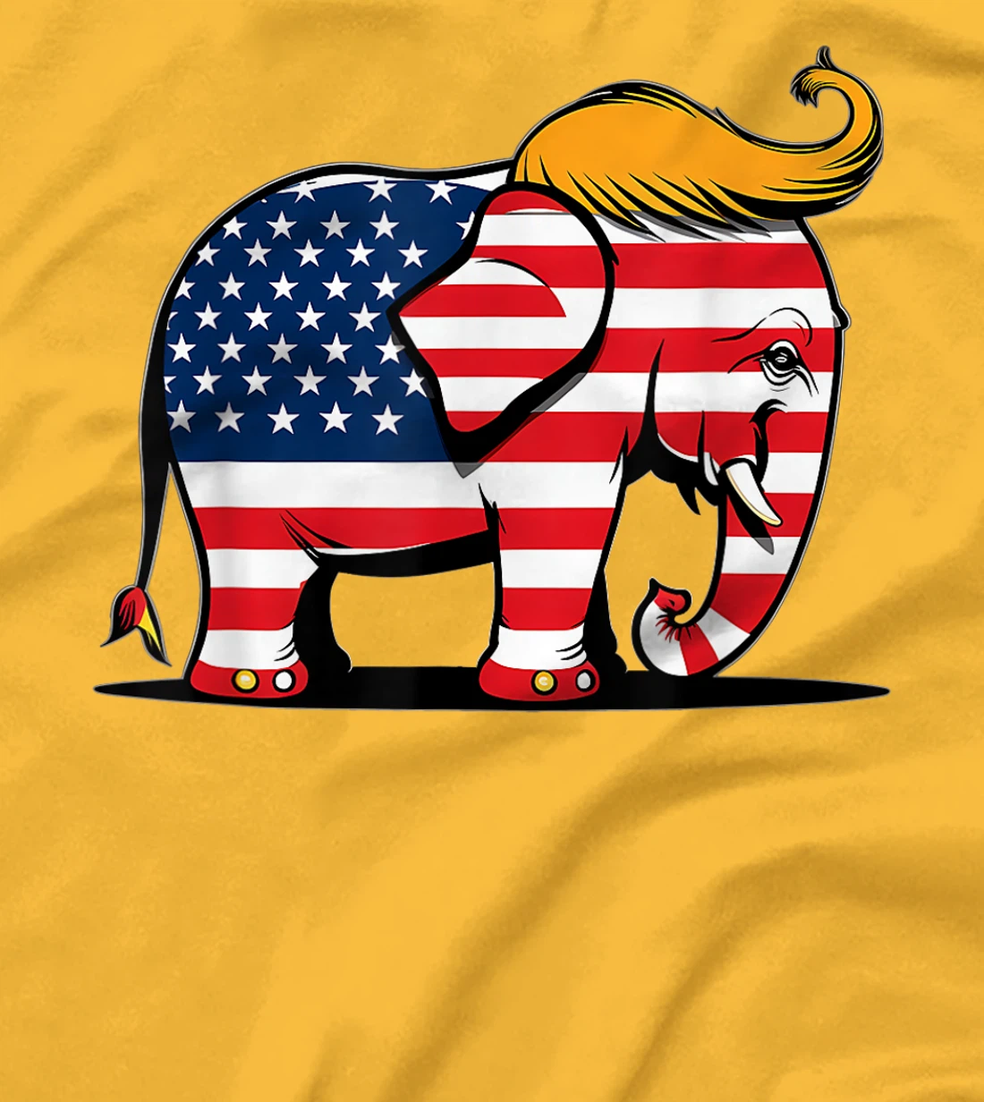 US Flag Elephant Trump 2024 T-Shirt