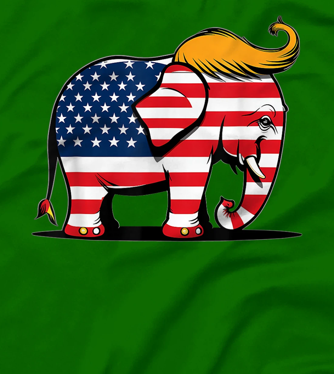 US Flag Elephant Trump 2024 T-Shirt