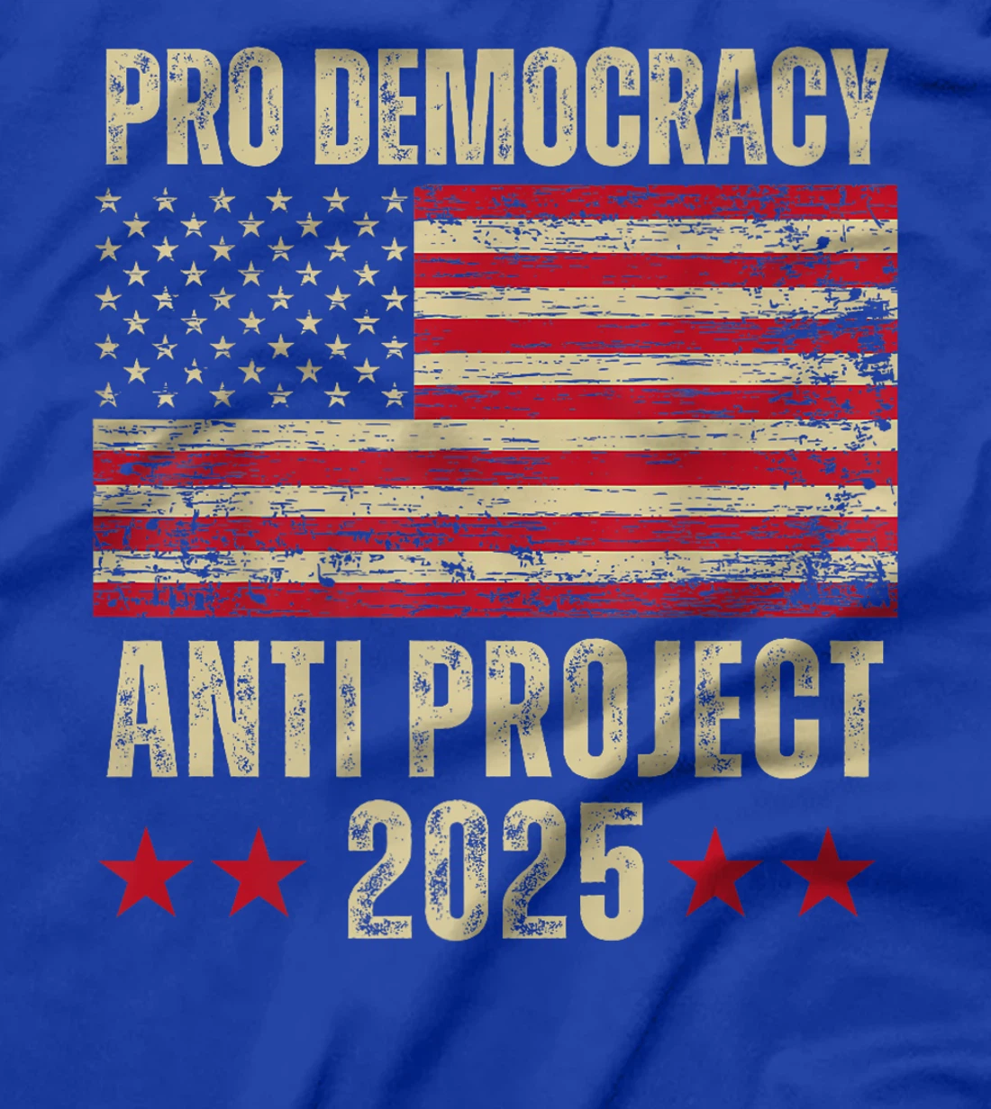 Pro Democracy Anti Project 2025 Stop Project 2025 Anti Trump Premium T-Shirt