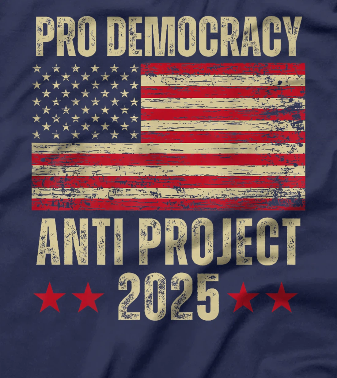 Pro Democracy Anti Project 2025 Stop Project 2025 Anti Trump Premium T-Shirt