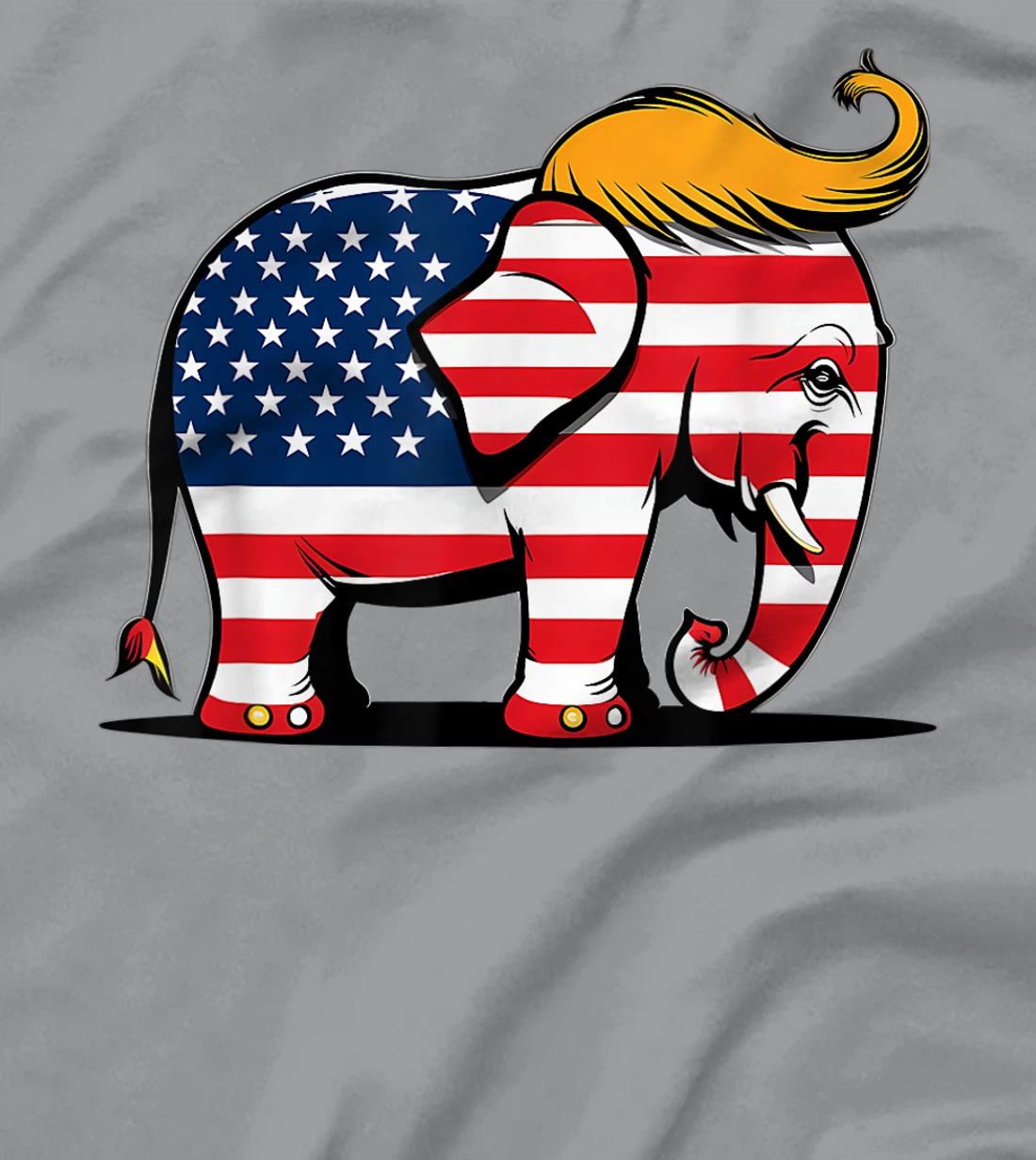 US Flag Elephant Trump 2024 T-Shirt