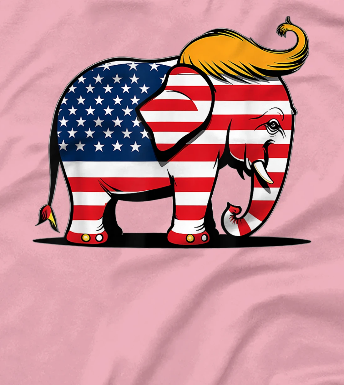 US Flag Elephant Trump 2024 T-Shirt