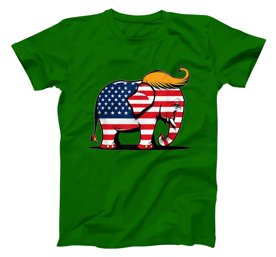 US Flag Elephant Trump 2024 T-Shirt