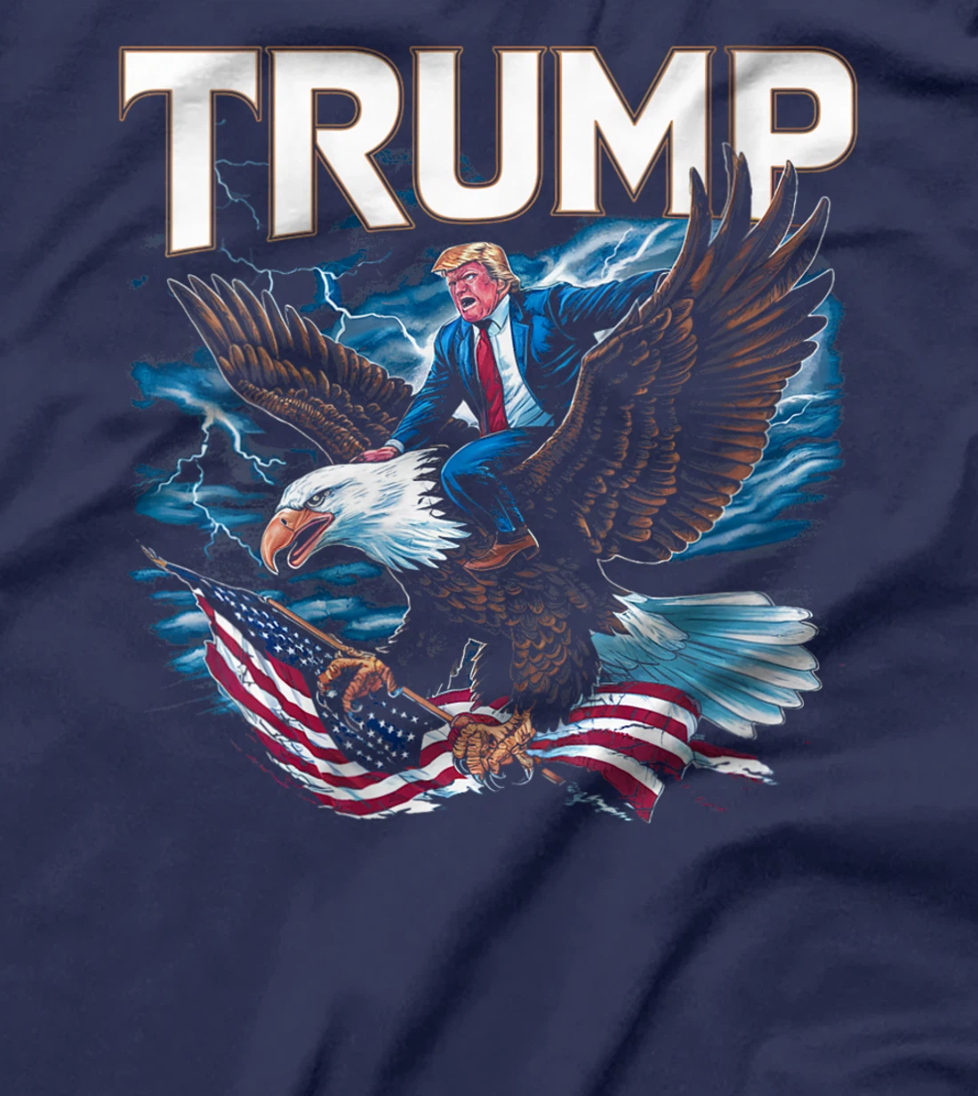 Womens Trump Eagle USA President 2024 Take America Back T-Shirt
