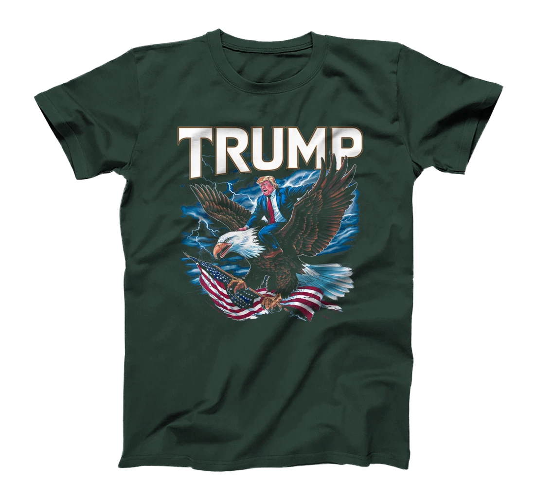 Womens Trump Eagle USA President 2024 Take America Back T-Shirt
