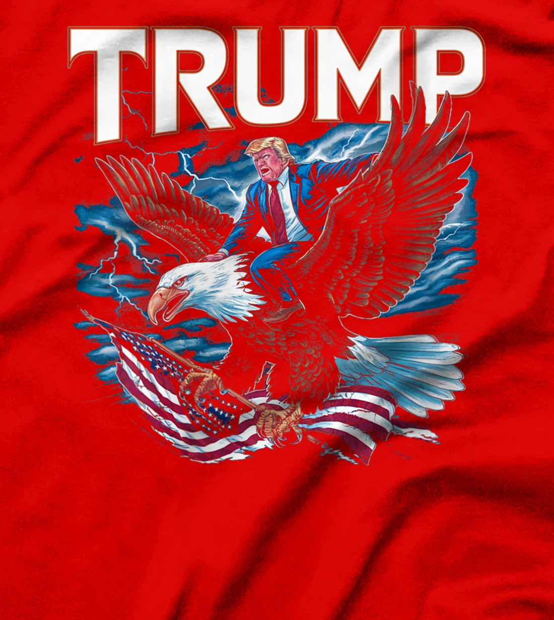 Womens Trump Eagle USA President 2024 Take America Back T-Shirt