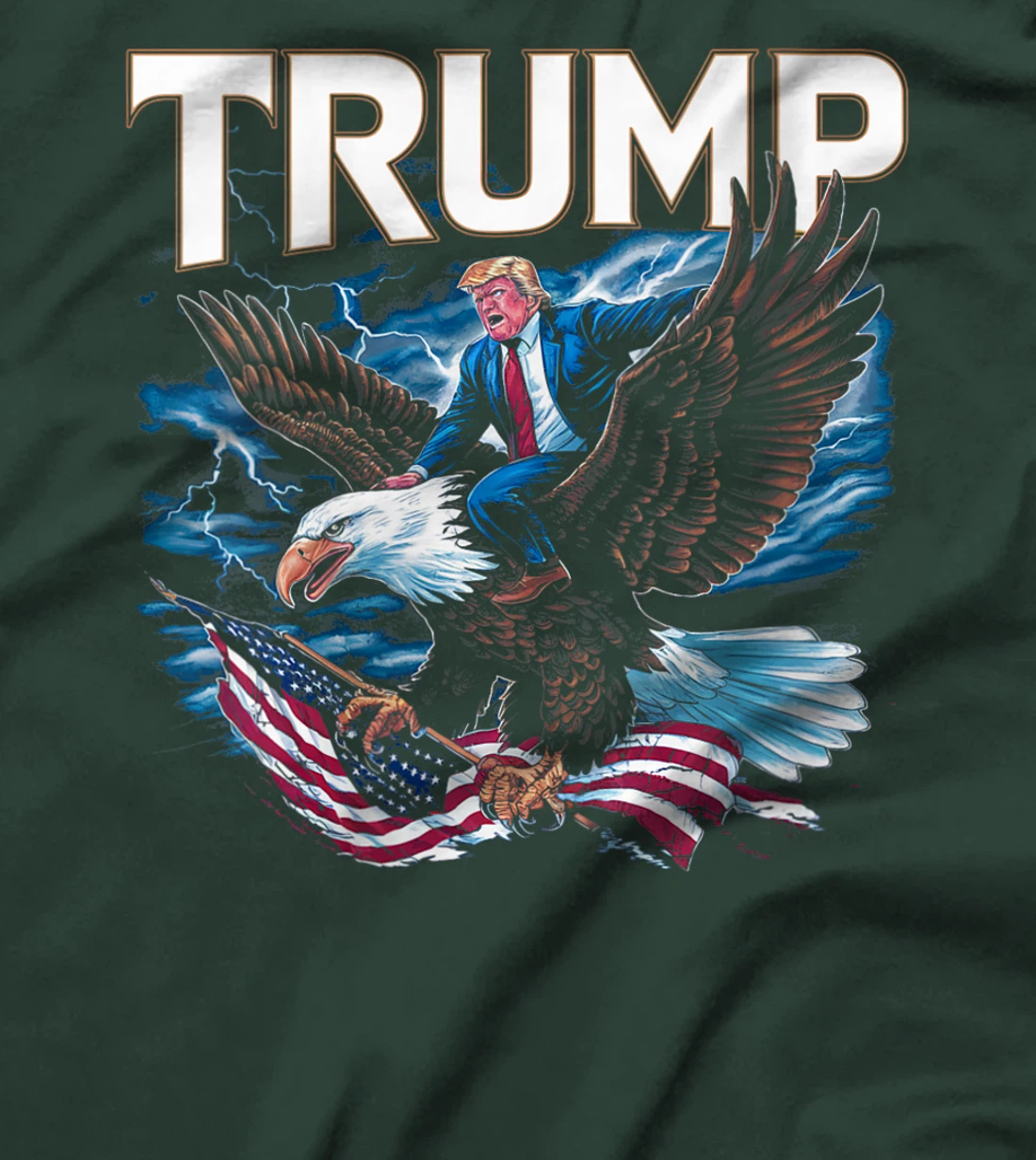 Womens Trump Eagle USA President 2024 Take America Back T-Shirt