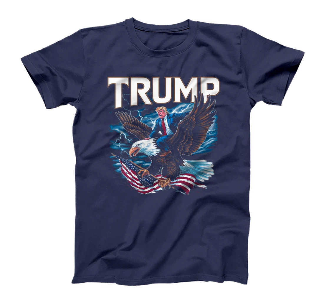 Womens Trump Eagle USA President 2024 Take America Back T-Shirt