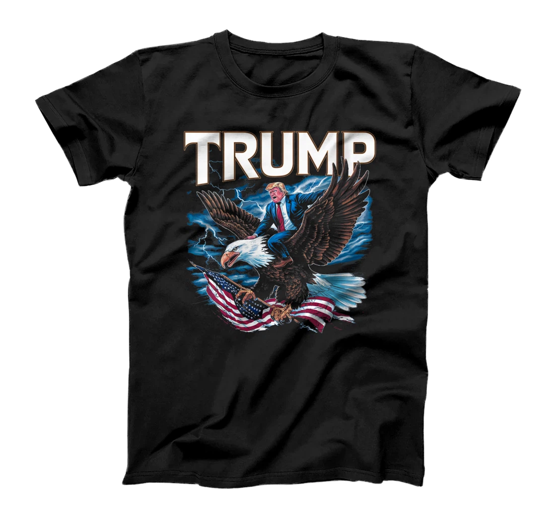 Womens Trump Eagle USA President 2024 Take America Back T-Shirt