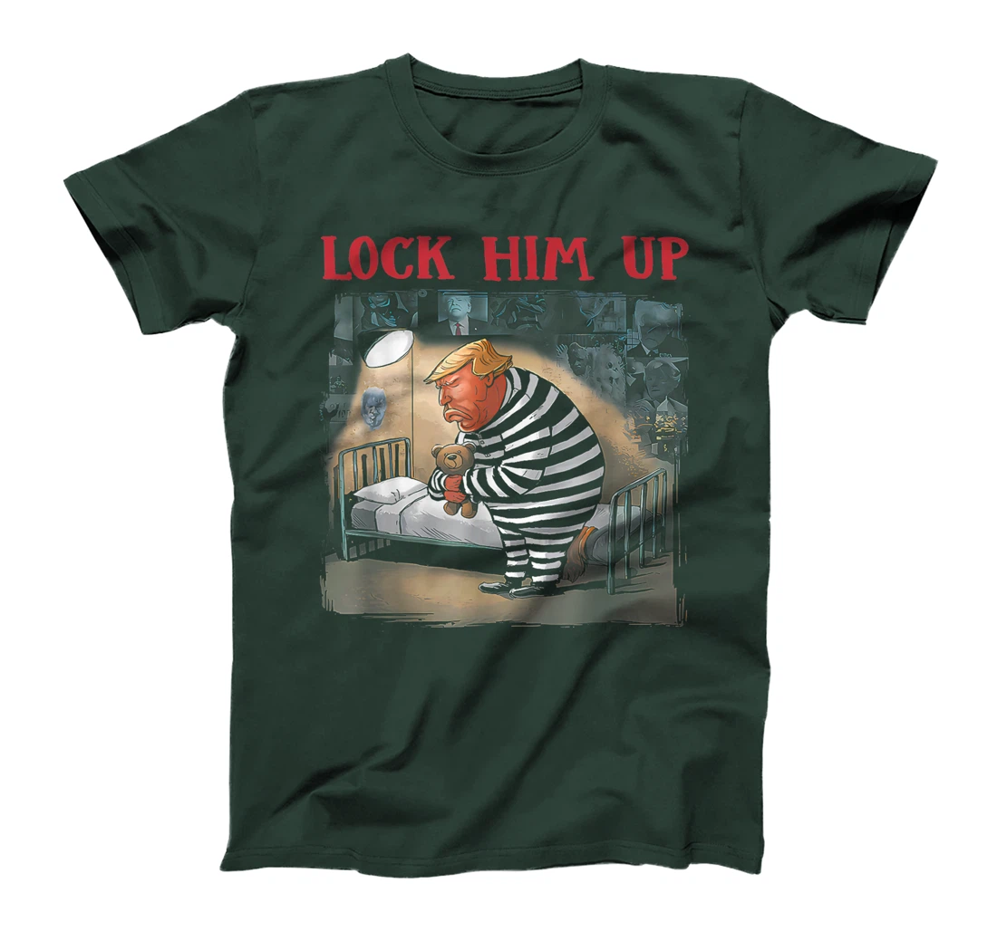 Lock-Him-Up-Anti-Trump-2024-Funny-Jail-Trump-For-Prison T-Shirt