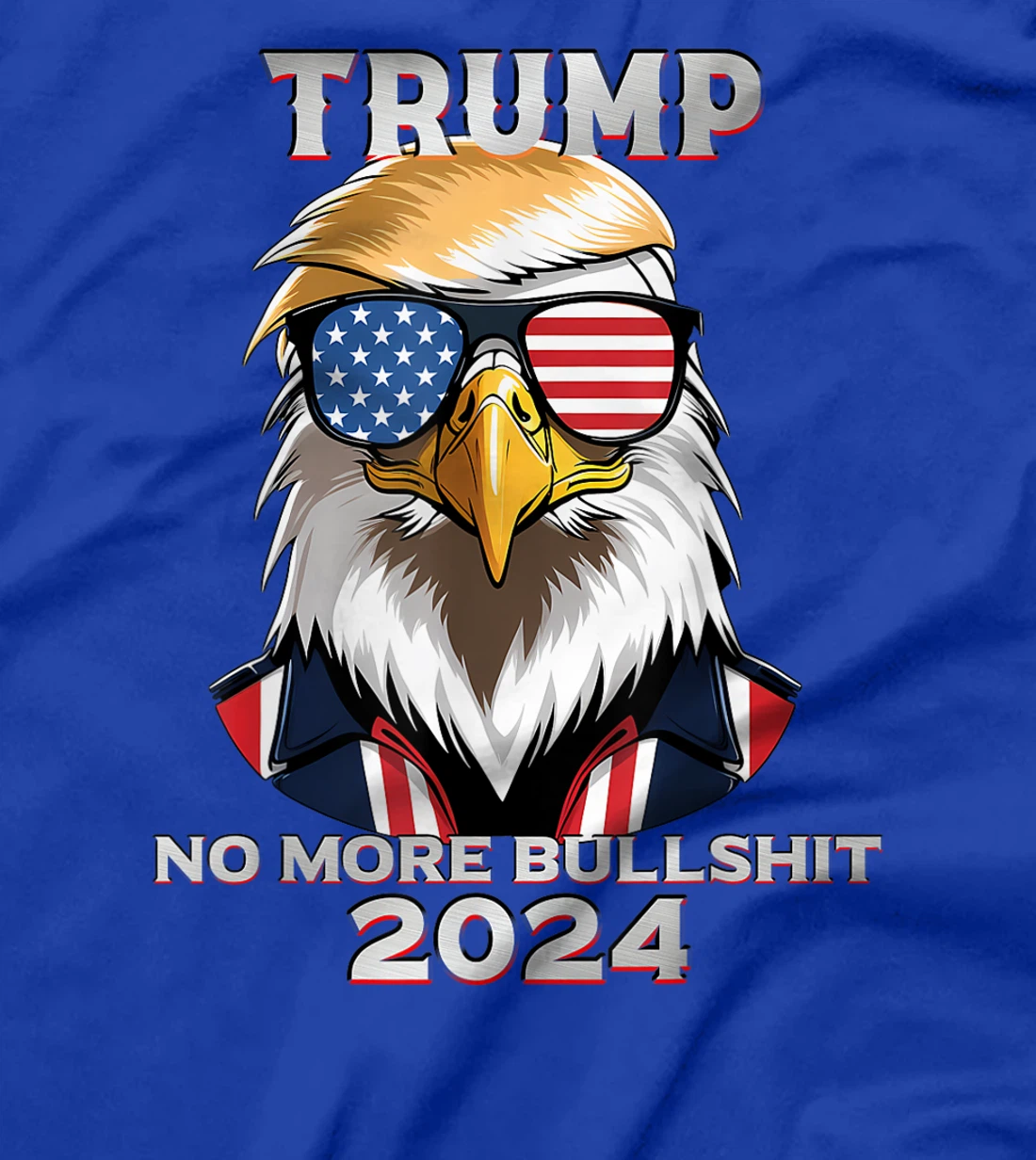 Merica Trump 2024 No More Bullshit T-Shirt