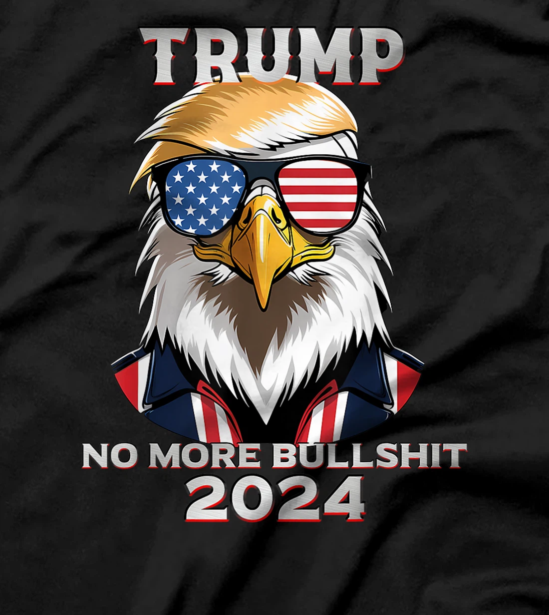 Merica Trump 2024 No More Bullshit T-Shirt