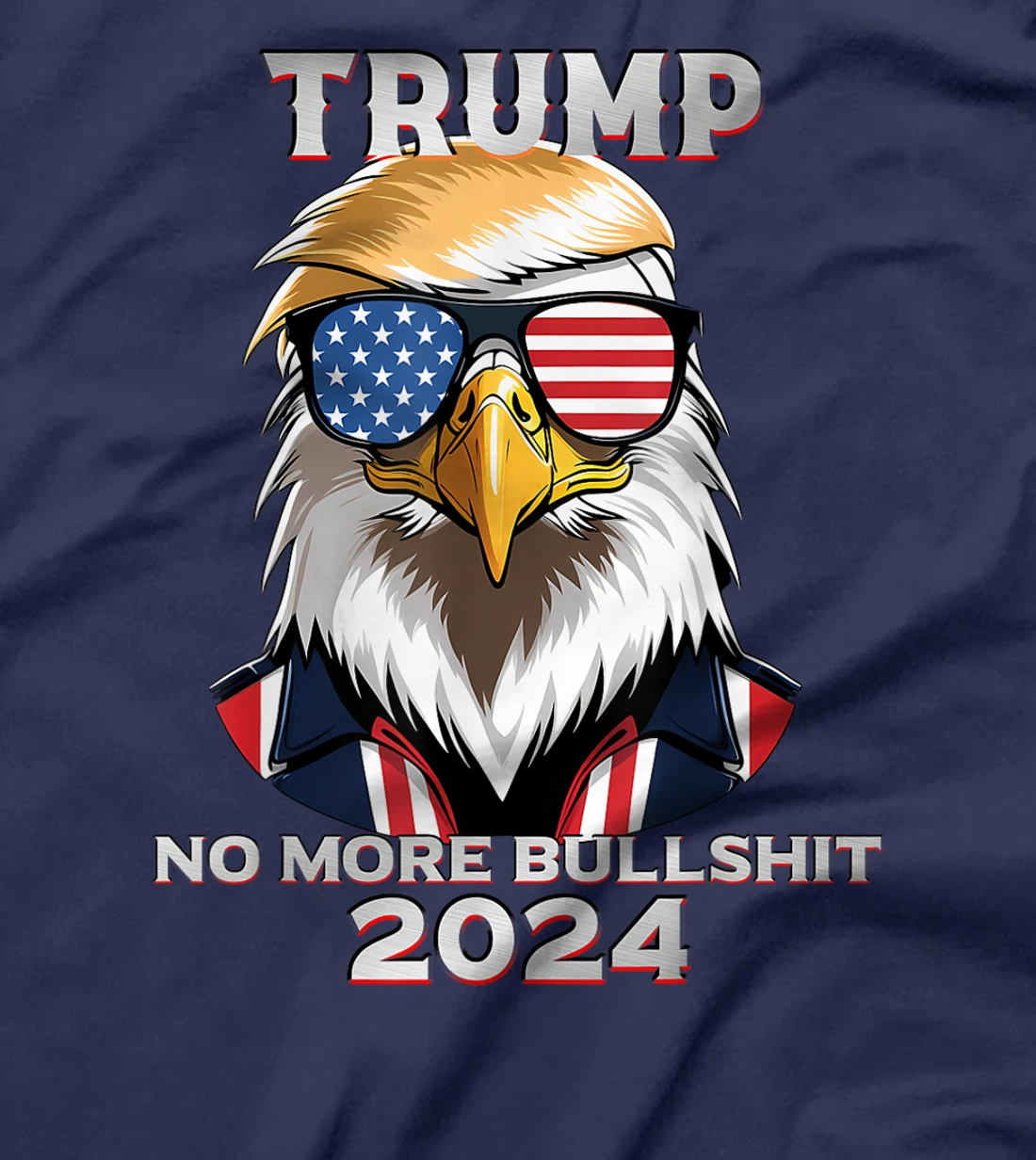 Merica Trump 2024 No More Bullshit T-Shirt